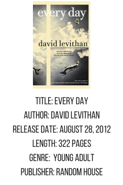 Every Day David Levithan Book Review
